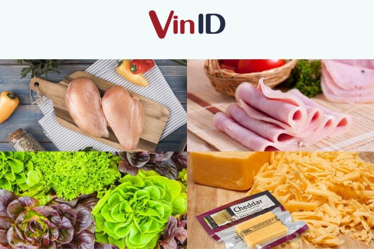 Salad ức gà áp chảo