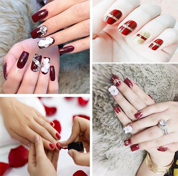 Nail màu đỏ: 20 mẫu đẹp đơn giản được yêu thích nhất hiện nay - 3