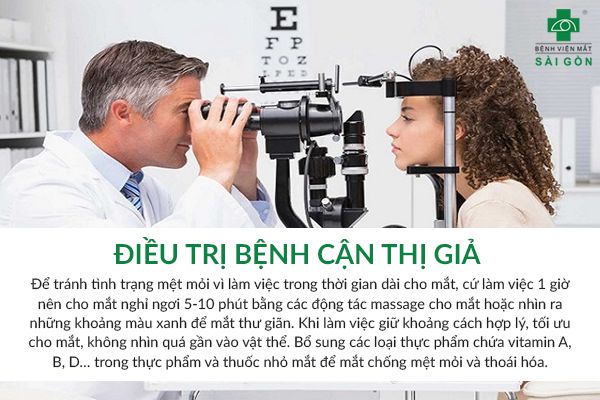 điều trị cận thị giả