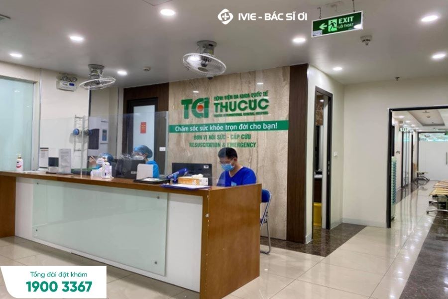 Bv Thu Cúc có phòng khám tai mũi họng với trang thiết bị hiện đại