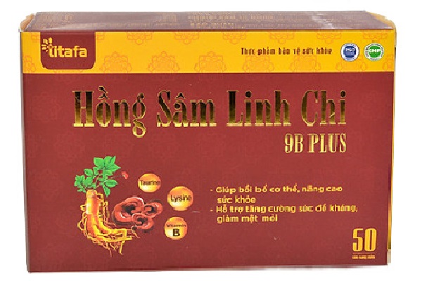 Thuốc bổ cho người già Titafa Hồng Sâm Linh Chi 9B Plus