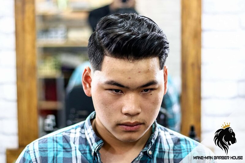 Kiểu tóc uốn xoăn Undercut