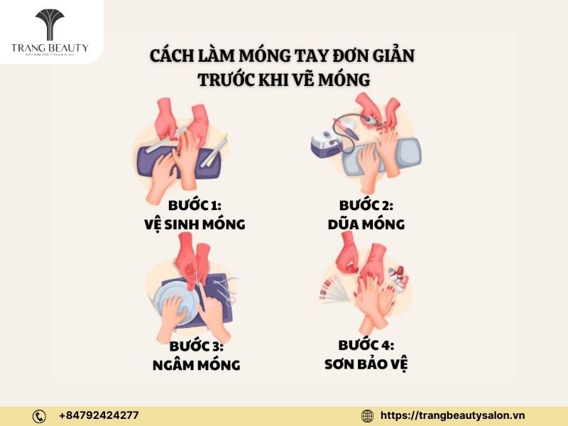 Cách làm móng tay đơn giản