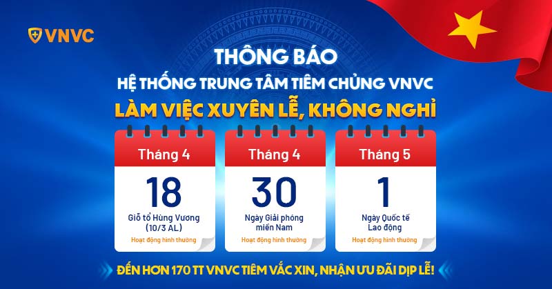 vnvc làm việc xuyên lễ