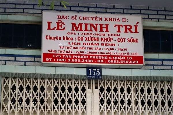 phòng khám bác sĩ Lê Minh Trí