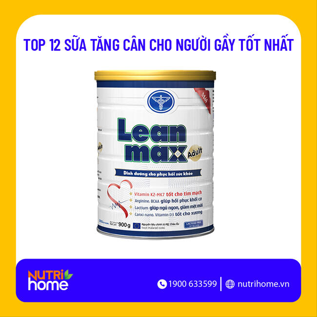 sữa tăng cân Leanmax Adult