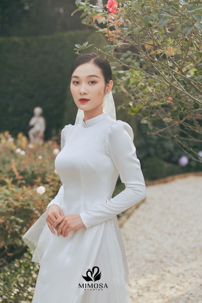 ao dai cuoi trang