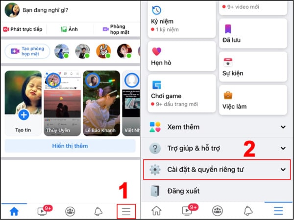 Chặn Facebook bằng điện thoại