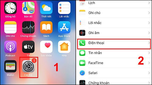 Tắt chuyển hướng cuộc gọi trên điện thoại Iphone