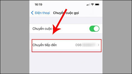 Chuyển hướng cuộc gọi trên điện thoại Iphone