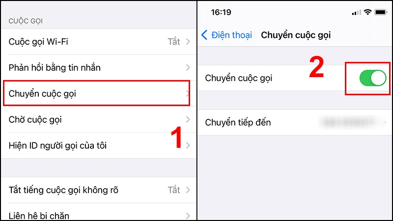 Cách chuyển cuộc gọi trên iPhone