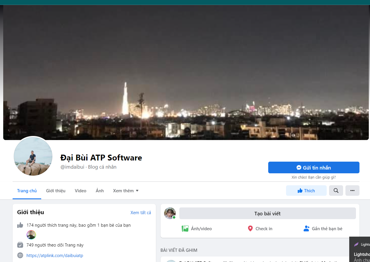 fanpage profile