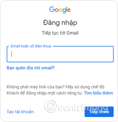 Kết quả đăng nhập nhiều tài khoản Gmail cùng một lúc