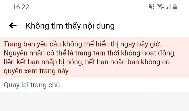 không sửa được tên fanpage trên di động