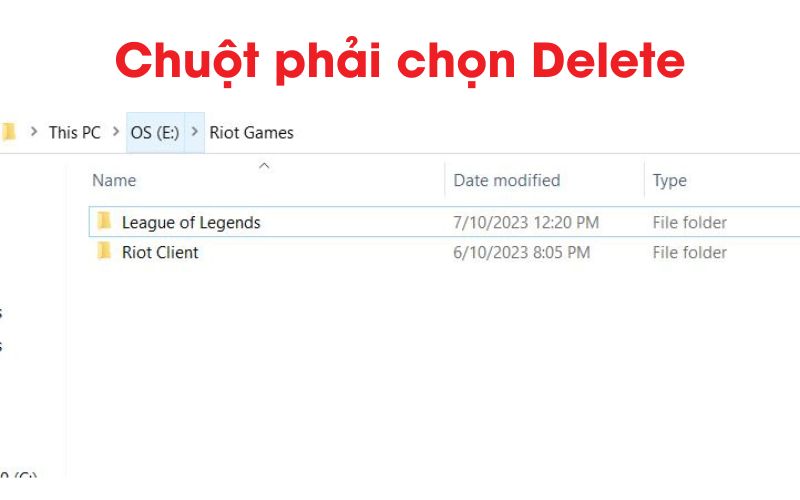Cách xóa LOL trên Riot Client Window 10,11