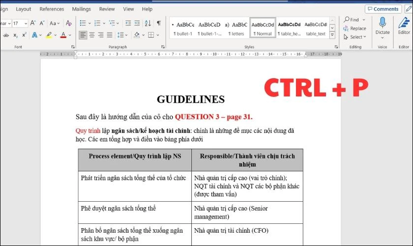 Cách in tài liệu Word, Excel dưới dạng PDF