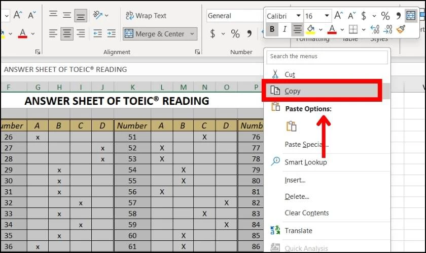 Sử dụng tính năng Copy Paste và Object Excel