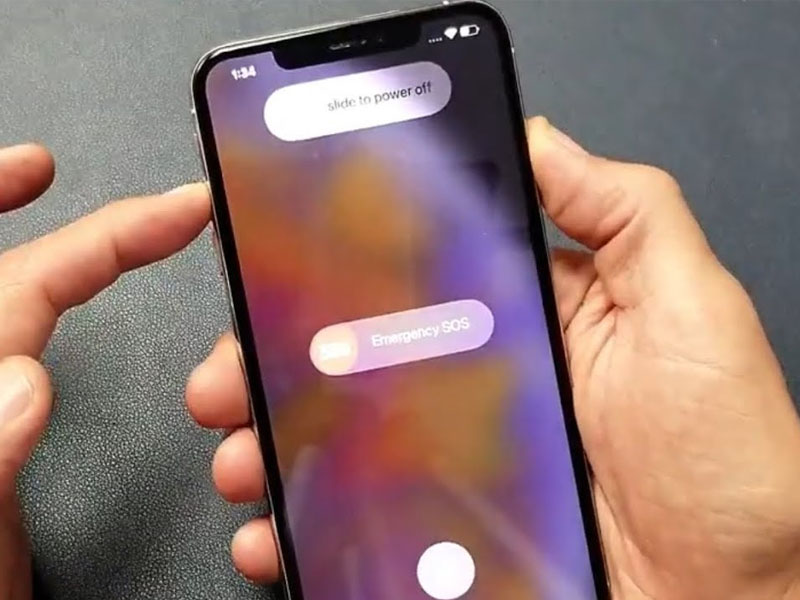 cách tắt nguồn iPhone Xs hướng dẫn