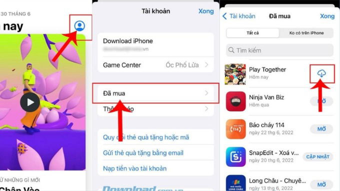 Tải Play Together quốc tế trên điện thoại iOS