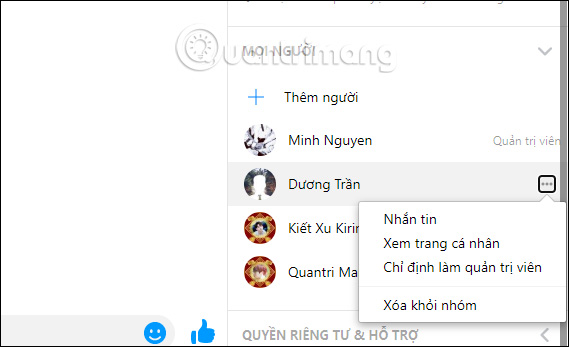 Quản lý nhóm