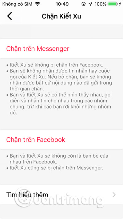 Rời nhóm chat