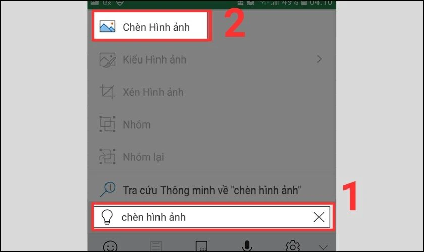 Hướng dẫn cách chèn ảnh vào Excel trên điện thoại