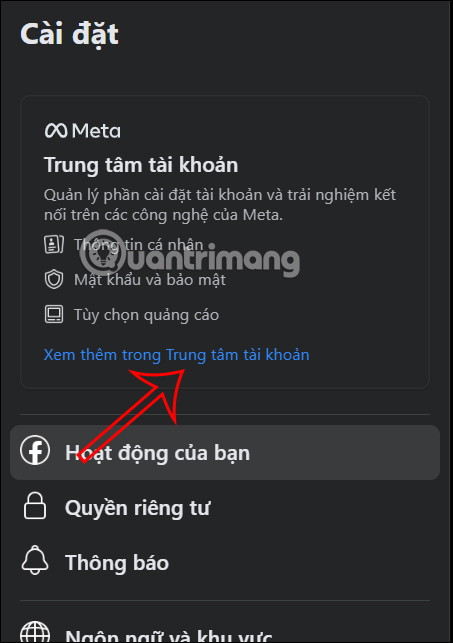 Thông tin cá nhân Facebook