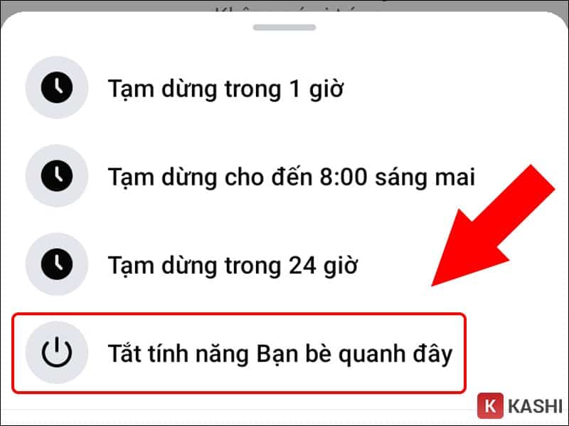 Bạn có thể tạm dừng hoặc tắt hẳn tính năng này