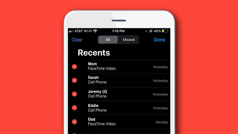Xem và xóa lịch sử cuộc gọi trên iPhone là thao tác hữu ích