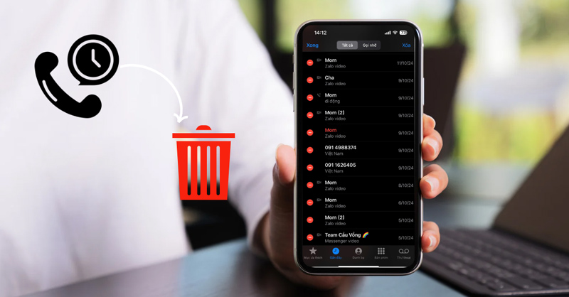 Xem và xóa lịch sử cuộc gọi trên iPhone như thế nào
