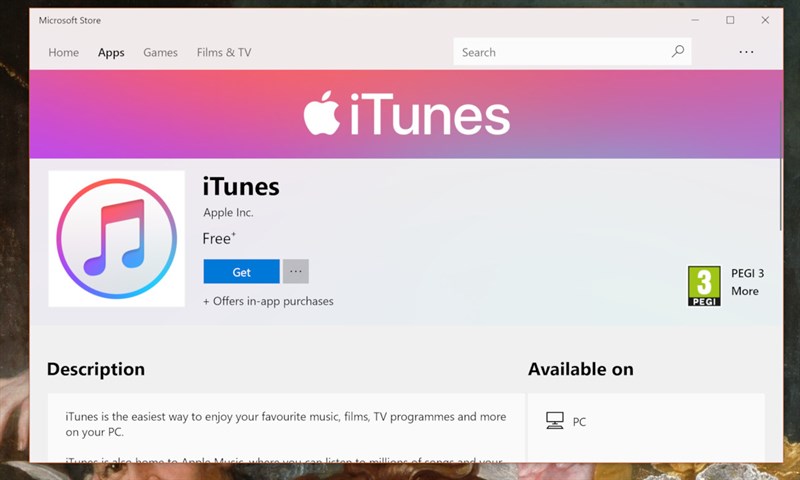 Tải iTunes