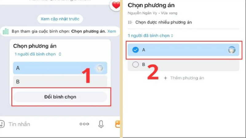 Hướng dẫn xóa bình chọn trên Zalo cực đơn giản