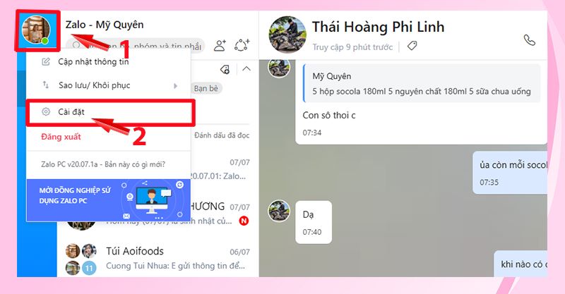 Cách bỏ ẩn tin nhắn Zalo và xóa mã PIN