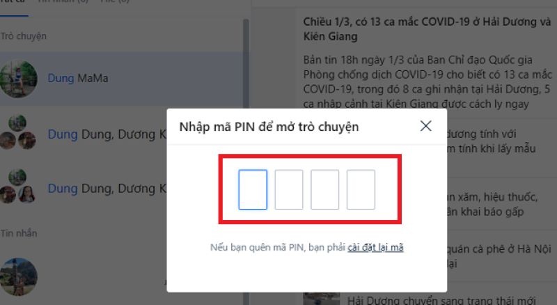 Cách bỏ ẩn tin nhắn Zalo