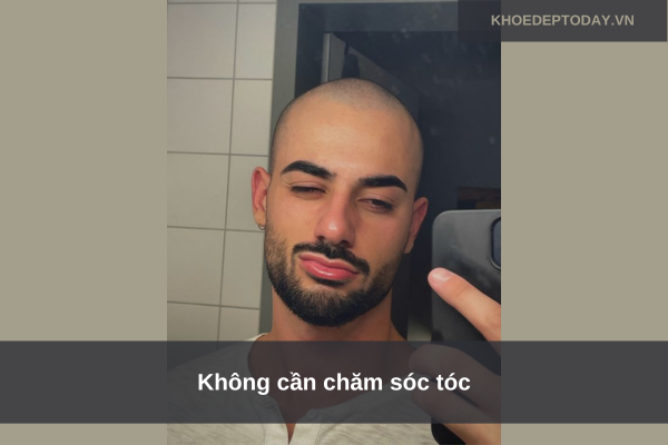 Không cần chăm sóc tóc