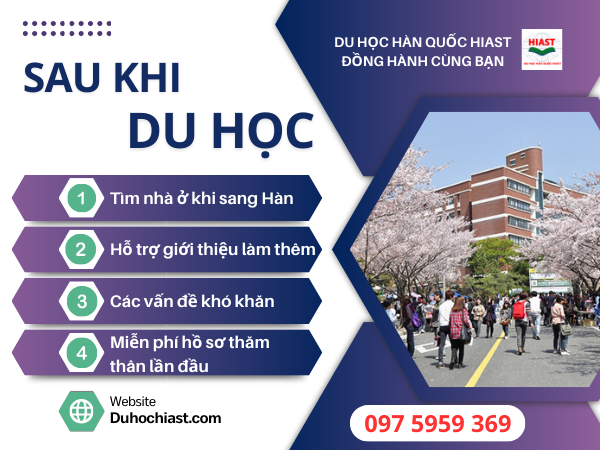 lộ trình du học Hàn Quốc hiast 1