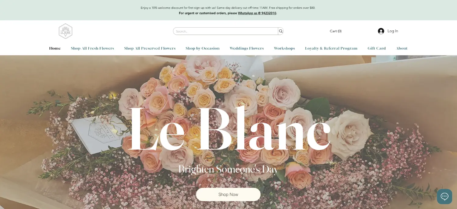 Le Blanc Flower Arrangement Courses In Singapore