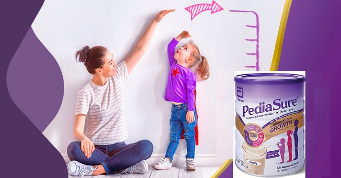 Sữa Pediasure Úc 850g nắp tím cho trẻ biếng ăn từ 1-10 tuổi