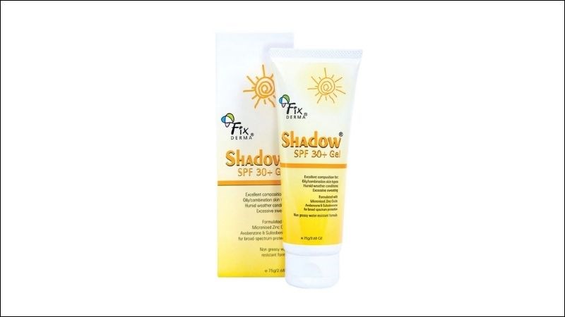 Gel chống nắng Fixderma Shadow Spf 30+ phù hợp mọi loại da