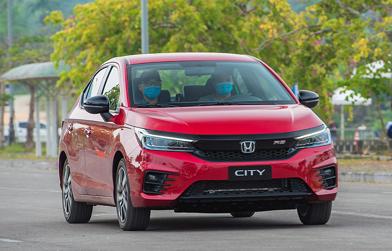 Trang bị ngoại thất trên Honda City khá phong phú