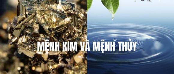 gái mệnh kim, trai mệnh thủy, phong thủy