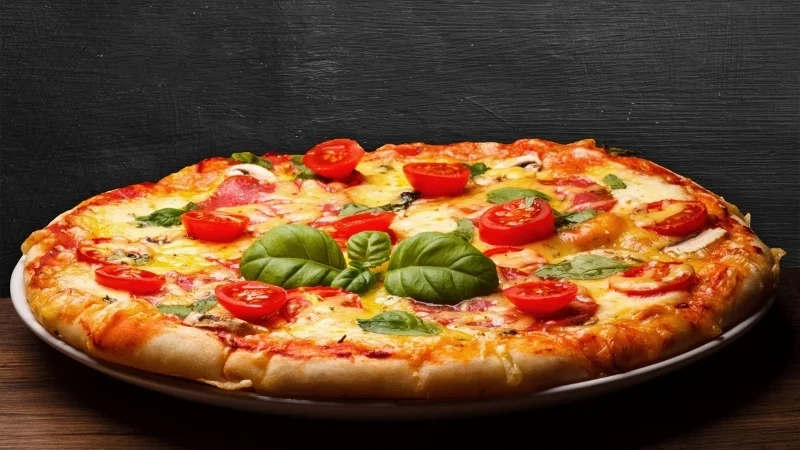 Nướng bánh pizza bằng nồi chiên không dầu