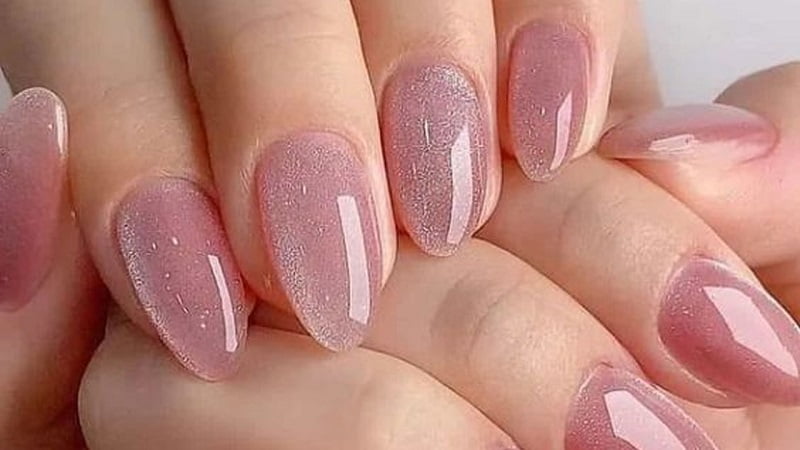 những mẫu nail Hàn Quốc đơn giản 11