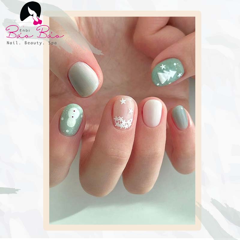 Nail xanh bạc hà