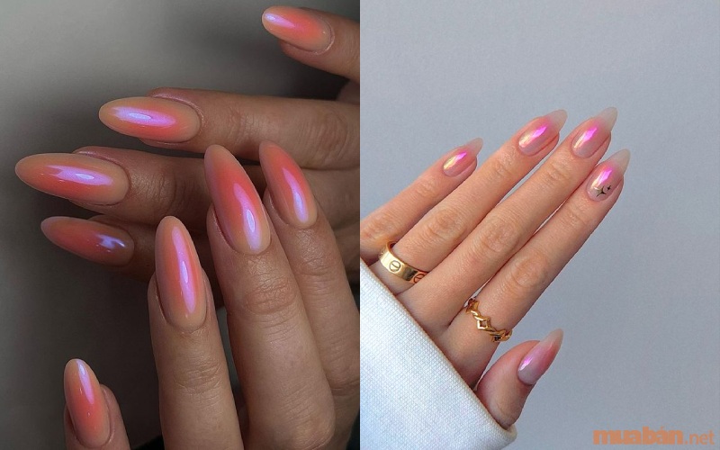 Mẫu nail ombre lòng đào sành điệu