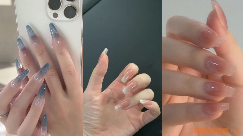 Mẫu nail ombre