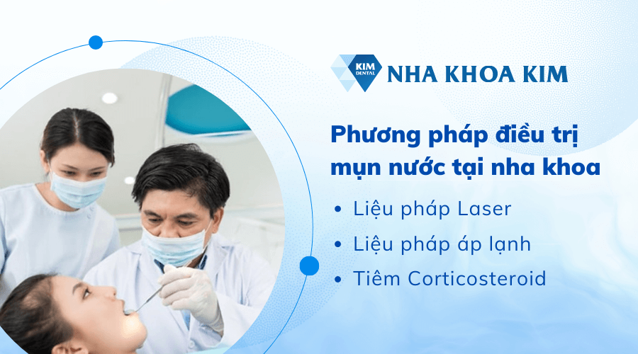 Điều trị mụn nước ở miệng không đau tại nha khoa