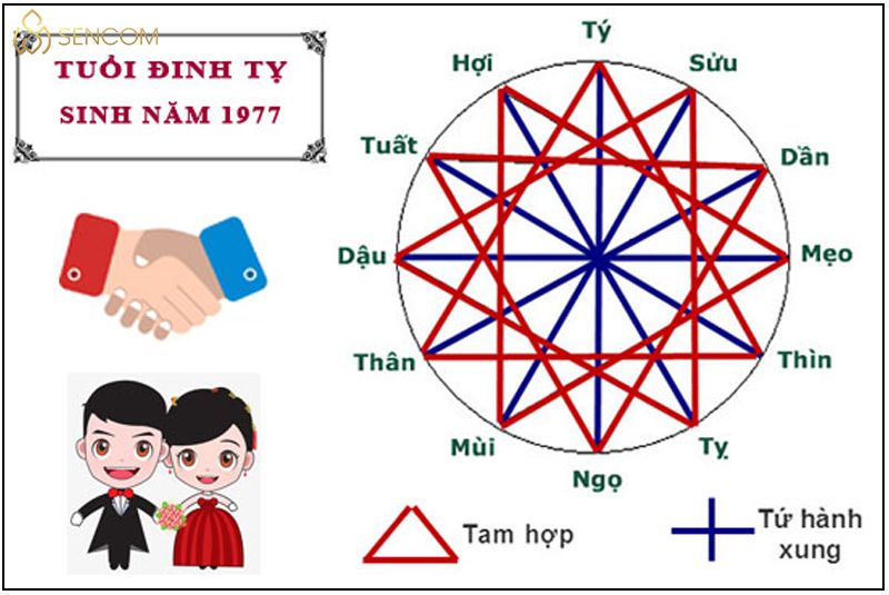 Chắc hẳn bạn đang thắc mắc sinh năm 1977 mệnh gì , tuổi con gì, hợp với hướng nào, màu gì, tuổi nào, số gì? Để có thể có được những may mắn trong cuộc sống...