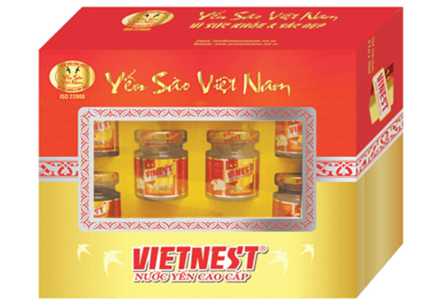 Hộp 6 lọ nước yến cao cấp đường phèn Vietnest