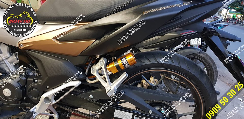 Đã hoàn thiện lắp đặt phuộc Ohlins chính hãng cho xe Winner X